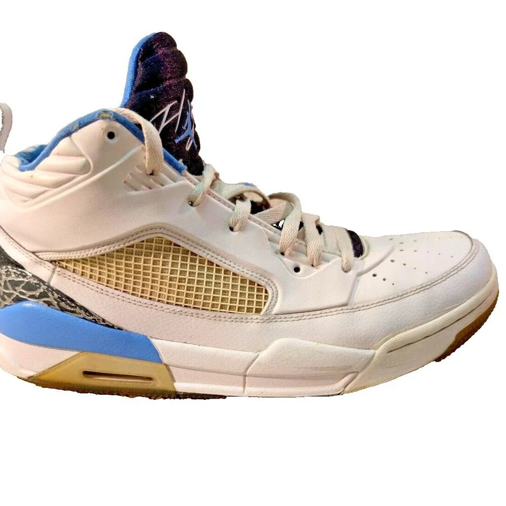 Jordan Flight Origin 2 Men’s 11.5 White Blue Tan 715226‑145 Athletic Shoes